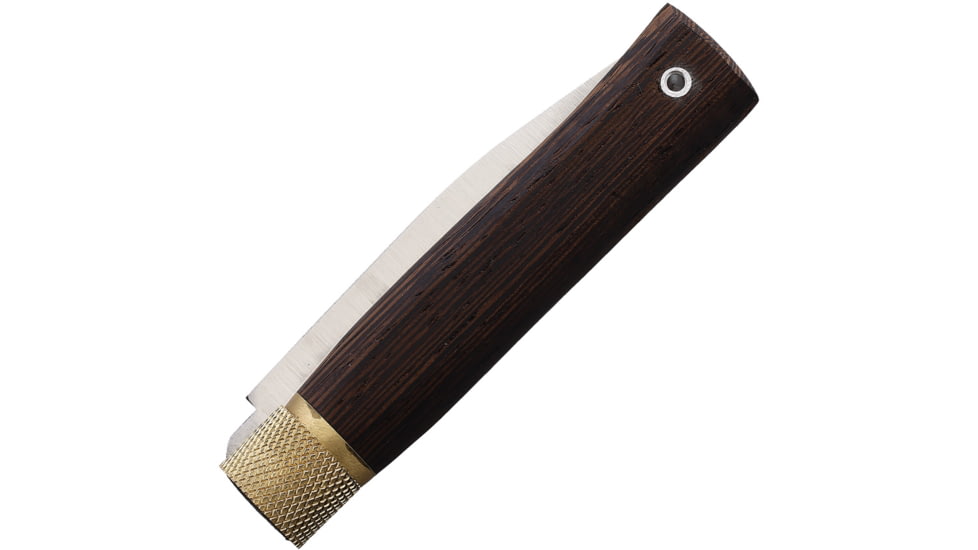 Jose da Cruz Cutelaria Large Planalto Wenge Folding Knife, 4in Closed, 3in Satin Stainless Drop Point Blade, Wenge Wood Handle, MER.85.014.B.P01