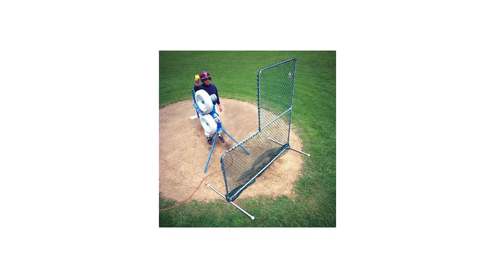 Jugs Sports 7-foot Quick-Snap L-Shaped Baseball Screen S2000 
