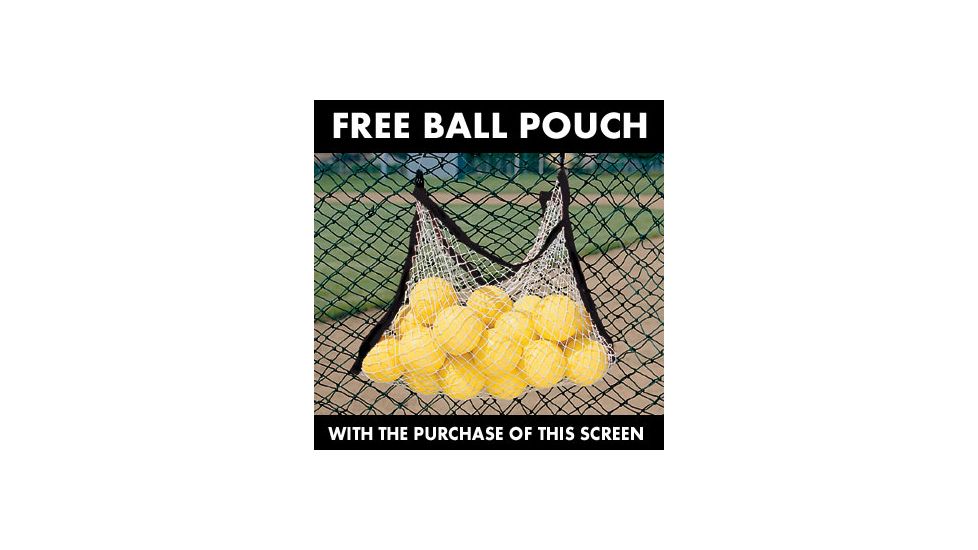 Jugs 7-foot Quick-Snap L-Shaped Pitcher's Screen S2000 
