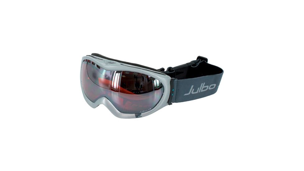 Julbo Around Excel OTG Rx Insert Goggles - Silver Frame, Silver Flash/Orange tint lens 79112210