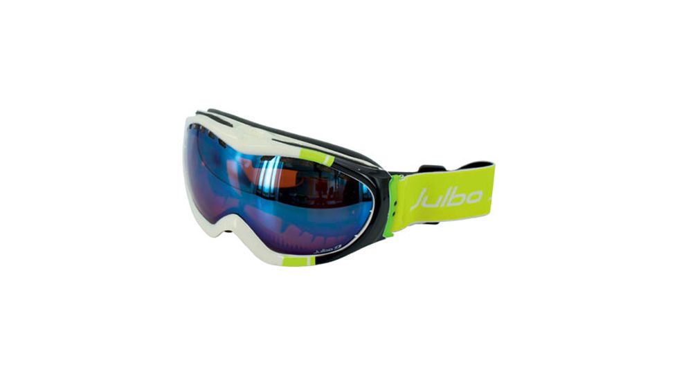 Julbo Around Excel Rx Insert Goggles - White/Black Frame, Blue Flash/Orange tint lens 70412110
