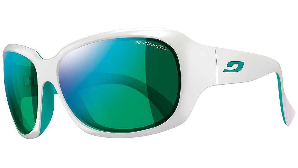 Julbo Bora Bora Bifocal Prescription Sunglasses, White / Turquoise Frame, Spectron 3 Cf W/ Green Flash Lens-J4391111BI