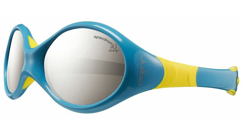 Julbo Looping 3 Kids Sunglasses, Blue/Yellow w/ Spectron 4 Baby Lenses 3492312C