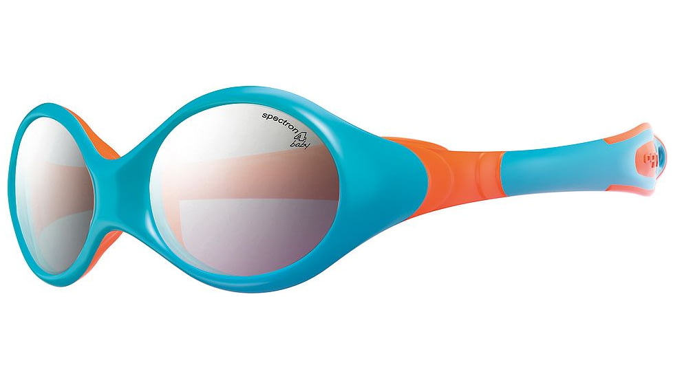 Julbo Looping 3 Kids Sunglasses - Light Blue/Orange Frame Frame w/Baby Spectron 4 Lenses 3492336