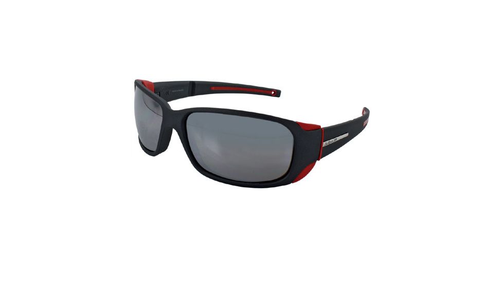 Julbo Montebianco Rx Sunglasses - Soft Black/Red Frame, Spectron 4 Lenses 4151222