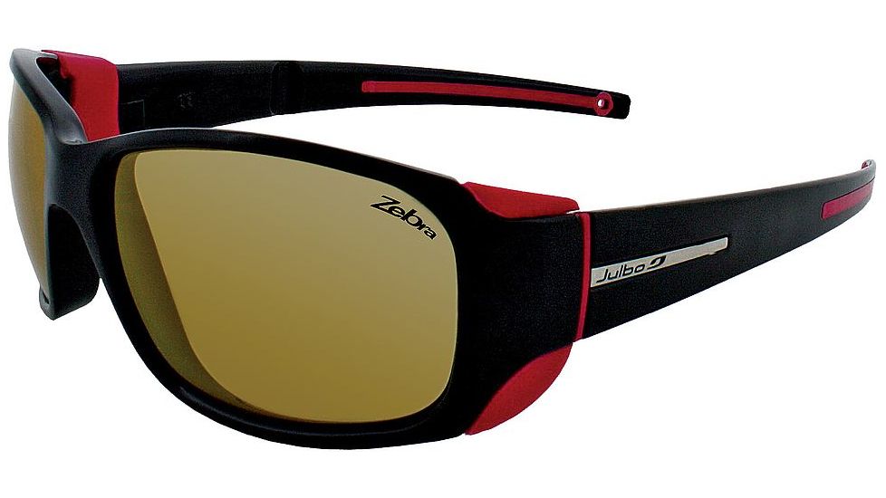Julbo MonteRosa Bifocal Prescription Sunglasses, Black / Fushia Frame, Zebra Lens, Photochromic-J4013114BI