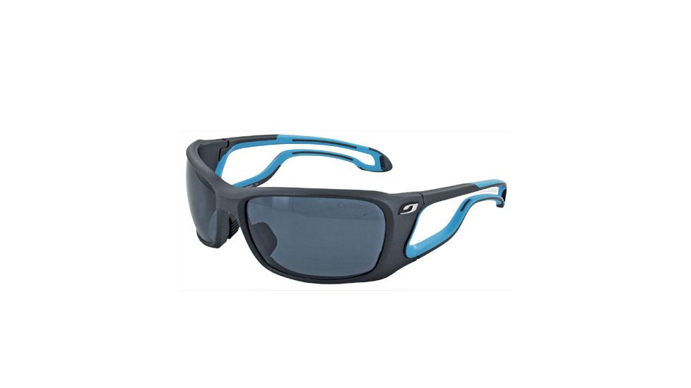 Julbo Pipeline Rx Sunglasses - Soft Black/Blue - Octopus Hydrophobic 3-4 Lenses 4288022