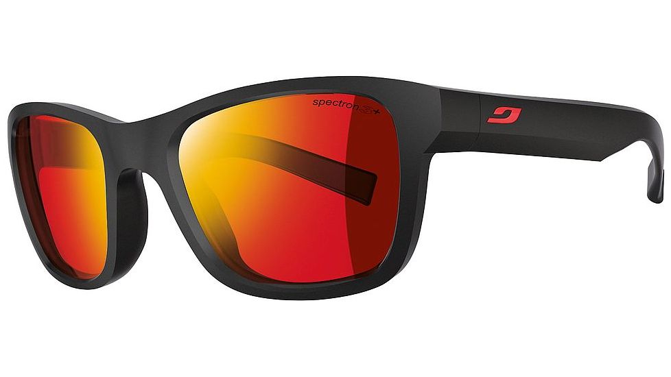 Julbo Reach L Bifocal Prescription Sunglasses, Matte Black Frame, Spectron 3+ W/ Red Flash Lens-J4661114BI