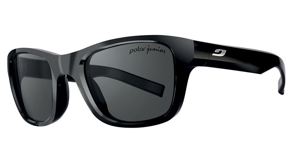 Julbo Reach Single Vision Prescription Sunglasses, Black Frame, Polarized Kids Lens, Polarized-J4649214SV