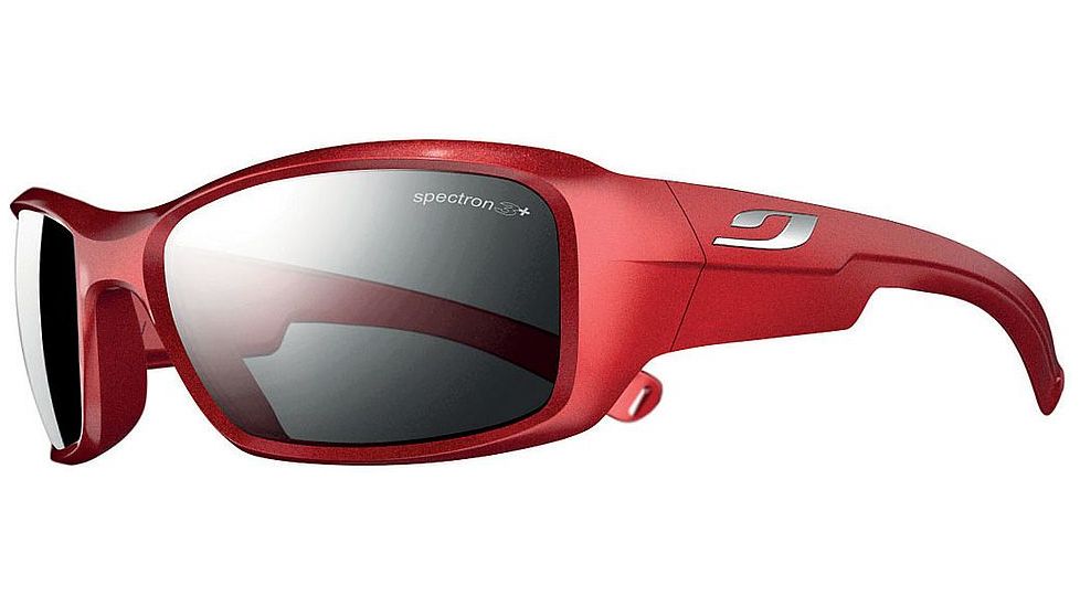 Julbo Rookie Single Vision Prescription Sunglasses, Red Frame, Spectron 3+ Lens-J4201115SV