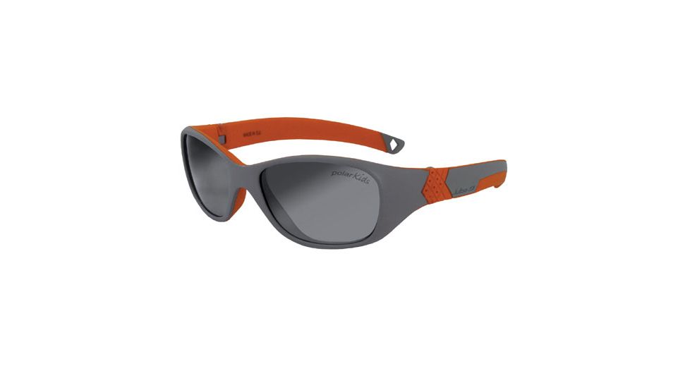 Julbo Solan Sunglasses - Grey/Orange Frame, Polar Kids Ages 4-6 3909221