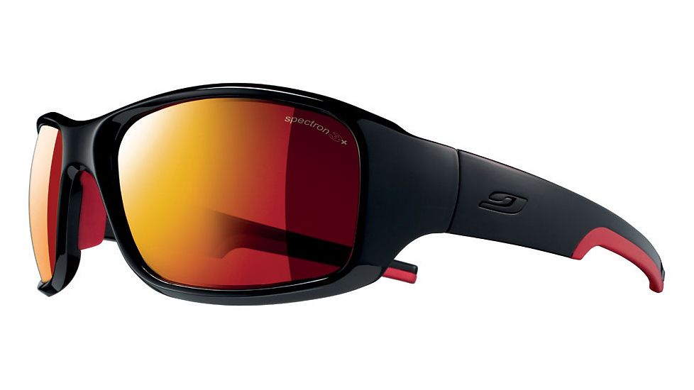 Julbo Stunt Progressive Prescription Sunglasses, Black / Red Frame, Spectron 3+ Lens-J4381114PR