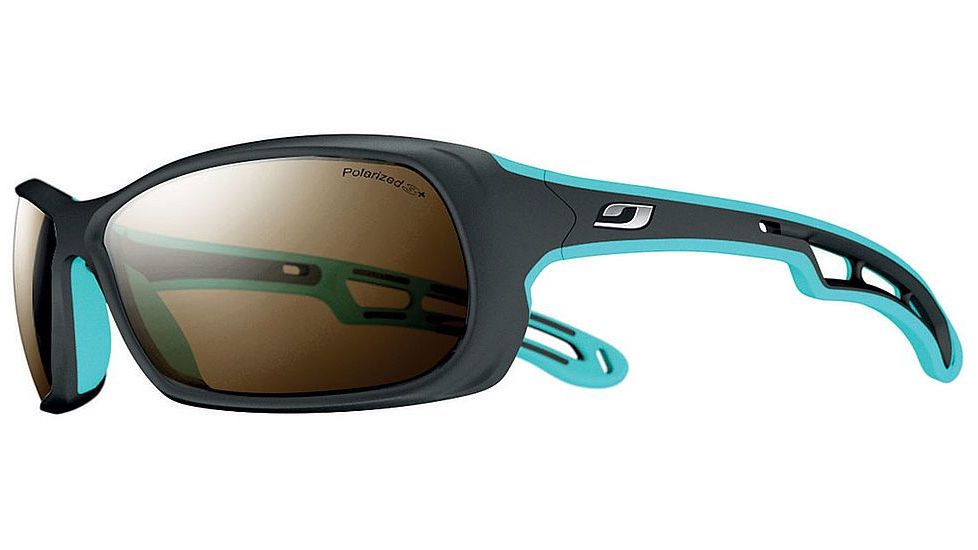 Julbo Swell Bifocal Prescription Sunglasses, Black / Blue Frame, Polarized 3+ W/ Smoke Tint Lens, Polarized-J4419114BI