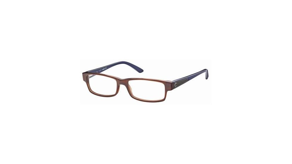 Just Cavalli JC0377 Eyeglass Frames - Shiny Dark Brown Frame Color
