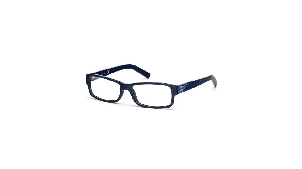 Just Cavalli JC0462 Eyeglass Frames - Shiny Blue Frame Color