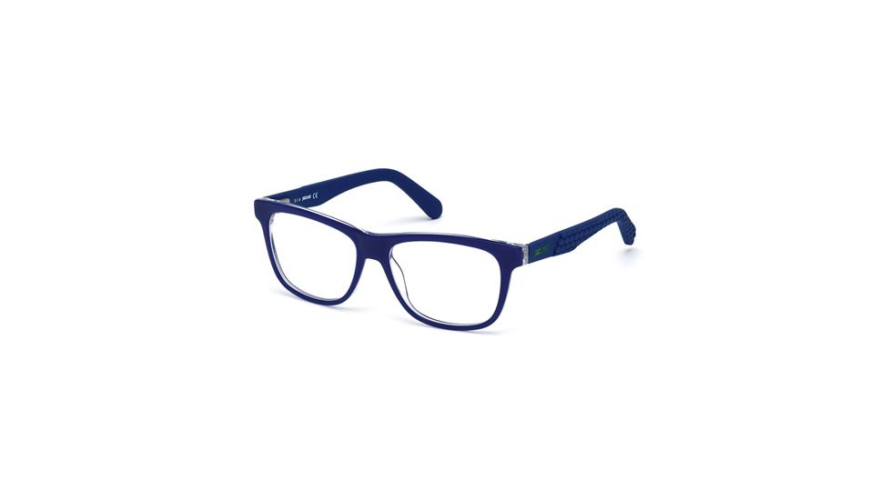 Just Cavalli JC0643 Eyeglass Frames - Shiny Blue Frame Color