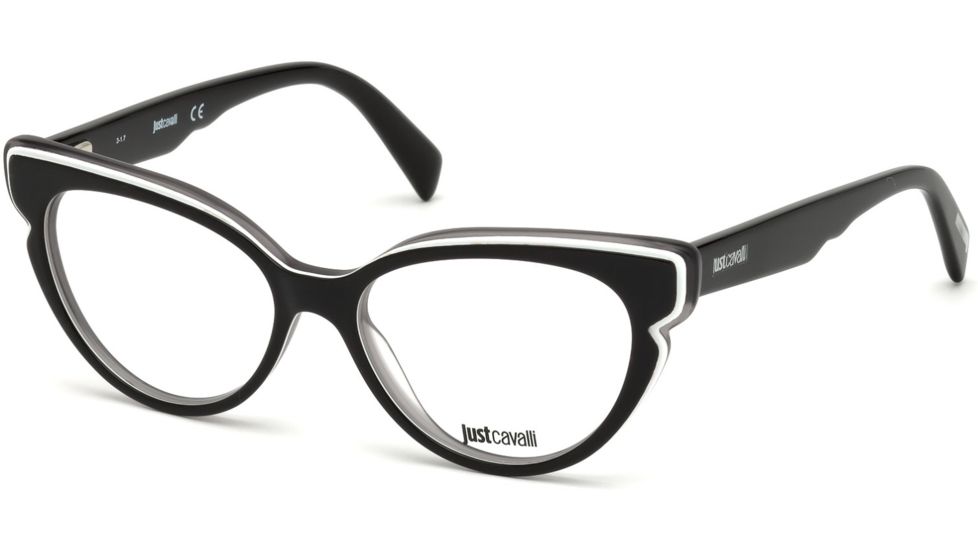 Just Cavalli JC0818 Eyeglass Frames - Black Frame Color