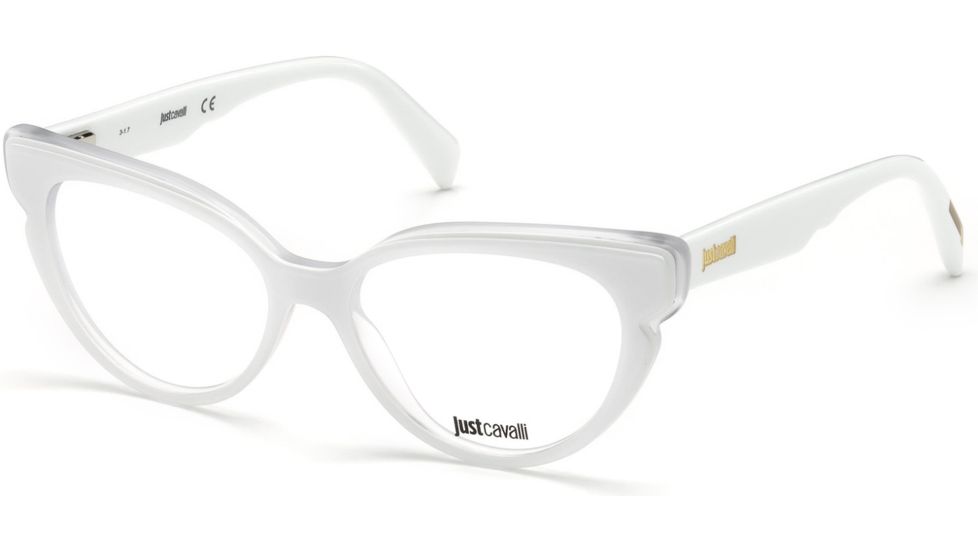 Just Cavalli JC0818 Eyeglass Frames - White Frame Color