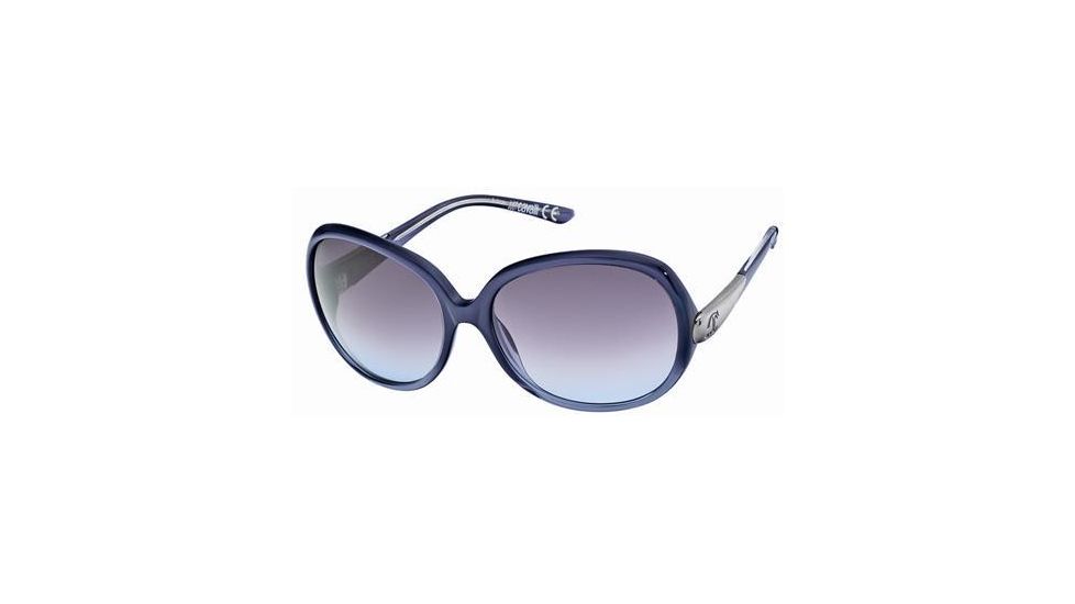 Just Cavalli JC318S Sunglasses - Blue Frame Color, Gradient Smoke Lens Color