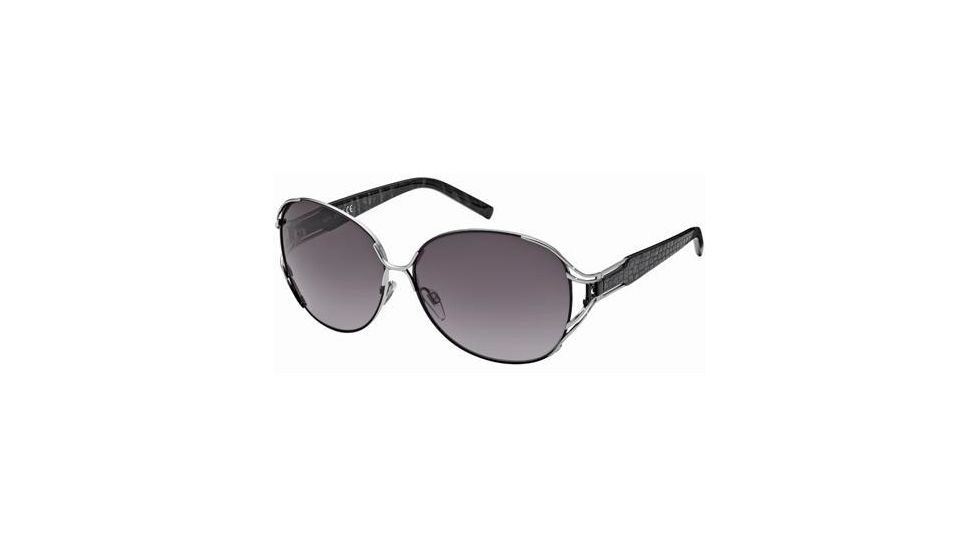 Just Cavalli JC399S Sunglasses - Shiny Palladium Frame Color, Gradient Smoke Lens Color