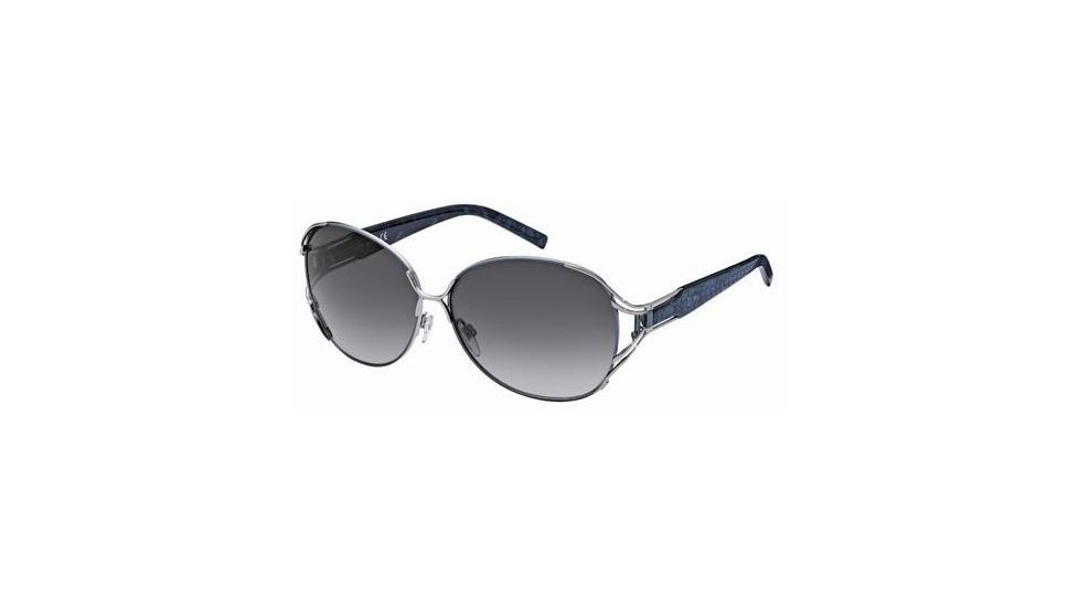 Just Cavalli JC399S Sunglasses - Shiny Palladium Frame Color, Gradient Blue Lens Color