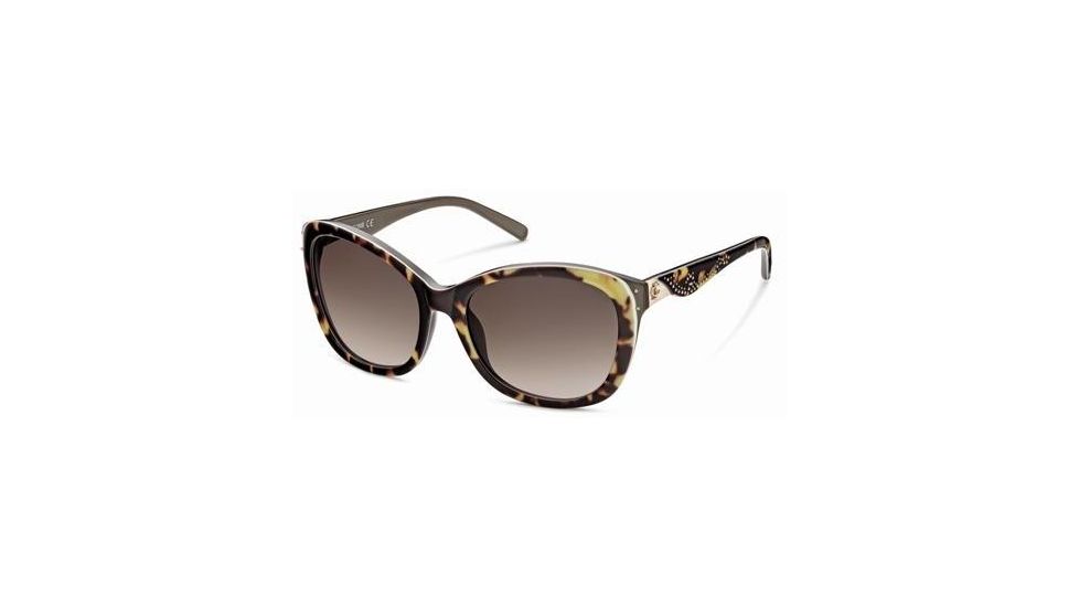 Just Cavalli JC408S Sunglasses - Havana Frame Color, Gradient Brown Lens Color