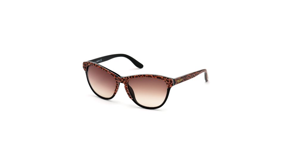 Just Cavalli JC515S Sunglasses - Black Frame Color, Gradient Brown Lens Color