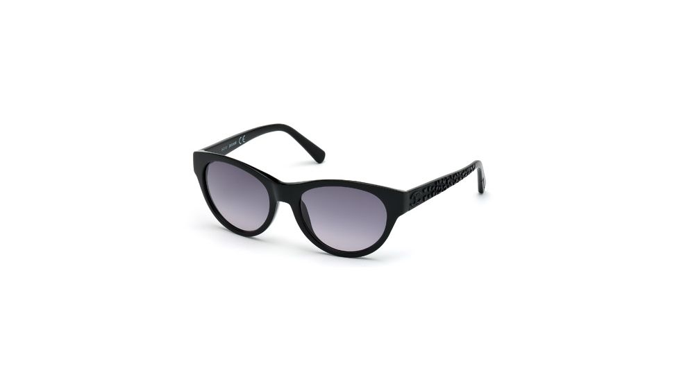 Just Cavalli JC563S Sunglasses - Shiny Black Frame Color, Gradient Smoke Lens Color