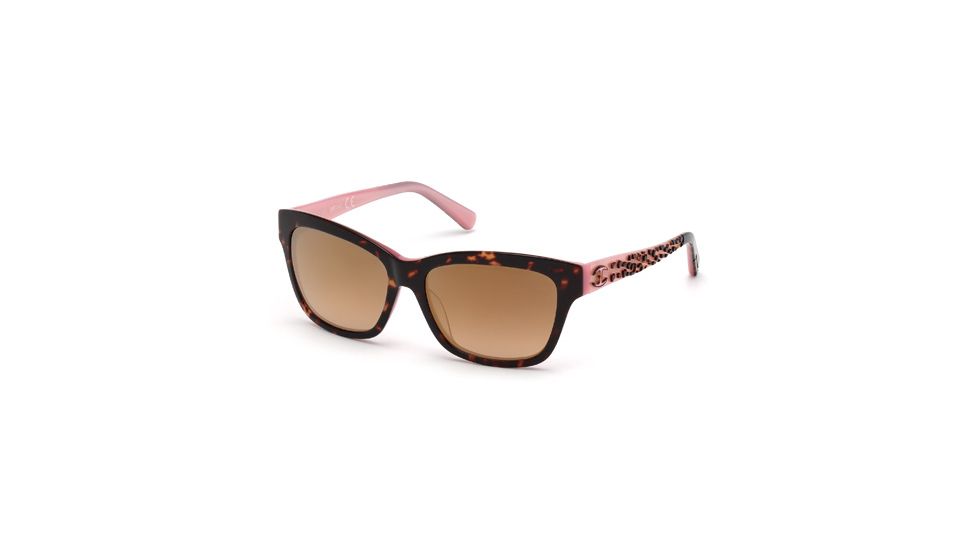 Just Cavalli JC564S Sunglasses - Havana Frame Color, Brown Mirror Lens Color