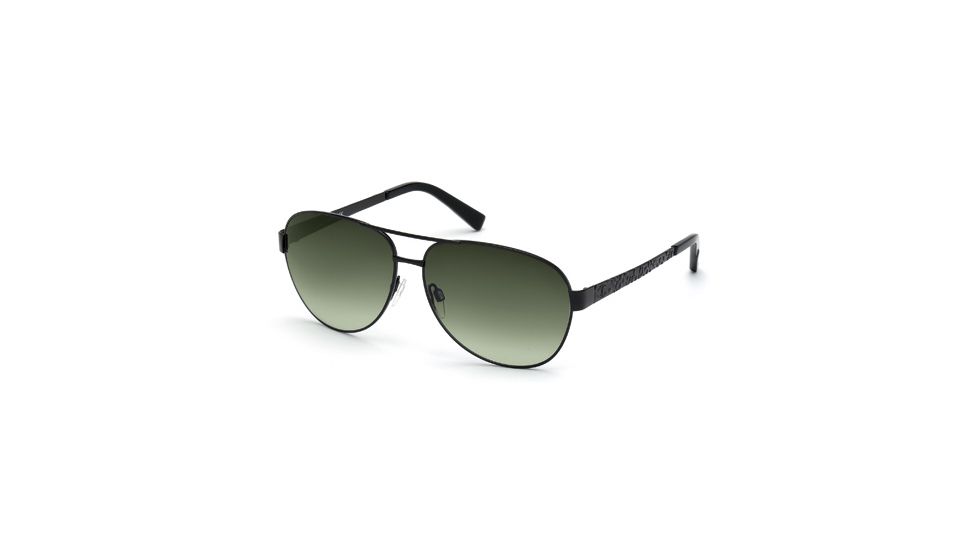Just Cavalli JC572S Sunglasses - Shiny Black / Gradient Green Frame Color