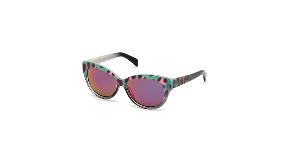 Just Cavalli JC679S Sunglasses - Dark Green Frame Color, Gradient Lens Color