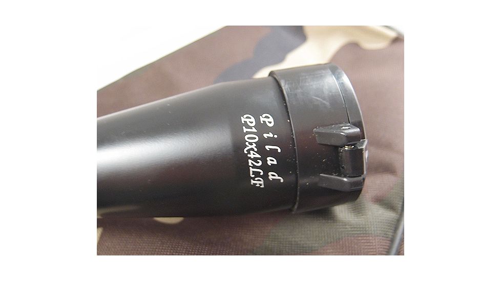 Kalinka Optics KOM 10x42 Illuminated LD Reticle Rifle Scope, Side Parallax, 65mm Universal AK and SVD Mount, Black, GSKOM1042LD65
