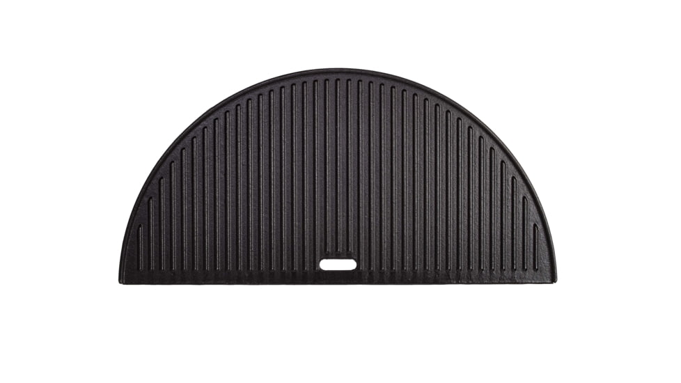 Kamado Joe Big Joe Half Moon Cast Iron Reversible Griddle, Black, Large, BJ-HCIGRIDDLE