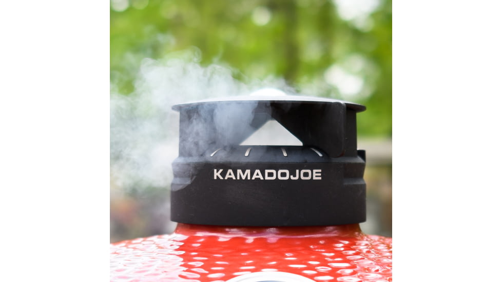 Kamado Joe Classic II 18 inch Charcoal Grill, Ceramic, Red, Medium, KJ23RHC