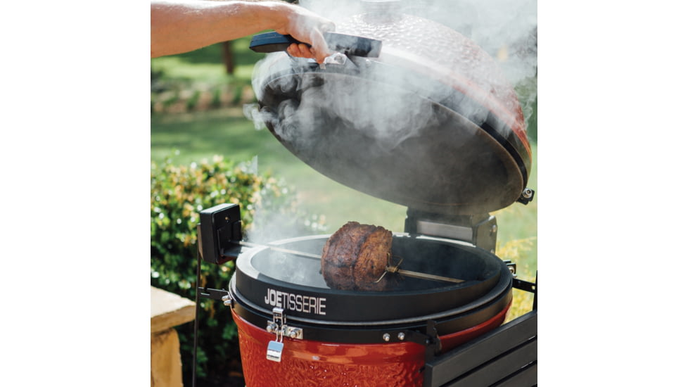 Kamado Joe Classic Joe JoeTisserie Kit, Black, Medium, KJ-TISSERIENA