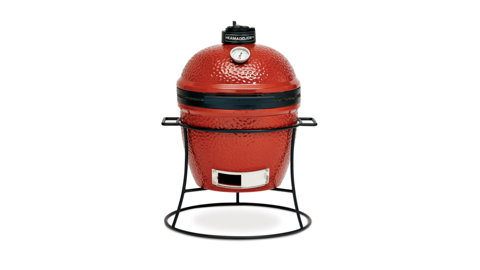 Kamado Joe Joe Jr. 13.5 inch Charcoal Grill, Red, Small, KJ13RH
