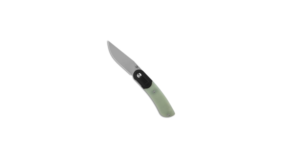 Kansept Kansept Knives Lundquist Reverie Pocket Knife Jade/Black G-10 3" SW, Green, 154CM, adult, BHQ-188115