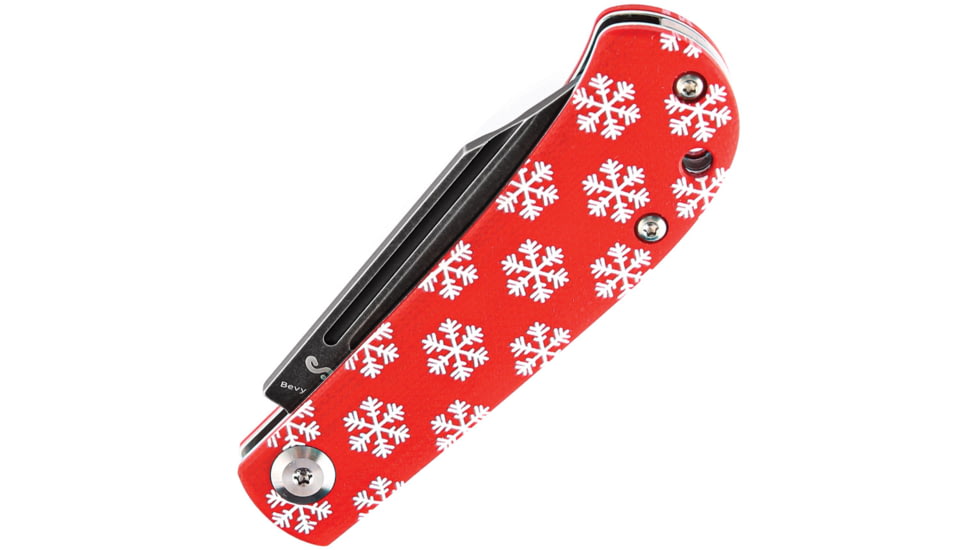 Kansept Knives Bevy Folder Red Snowflake