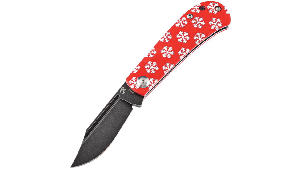 Kansept Knives Bevy Folder Red Snowflake