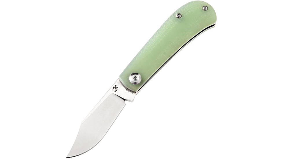 Kansept Knives Bevy Slip Joint Jade G10 Knife, KT2026S3