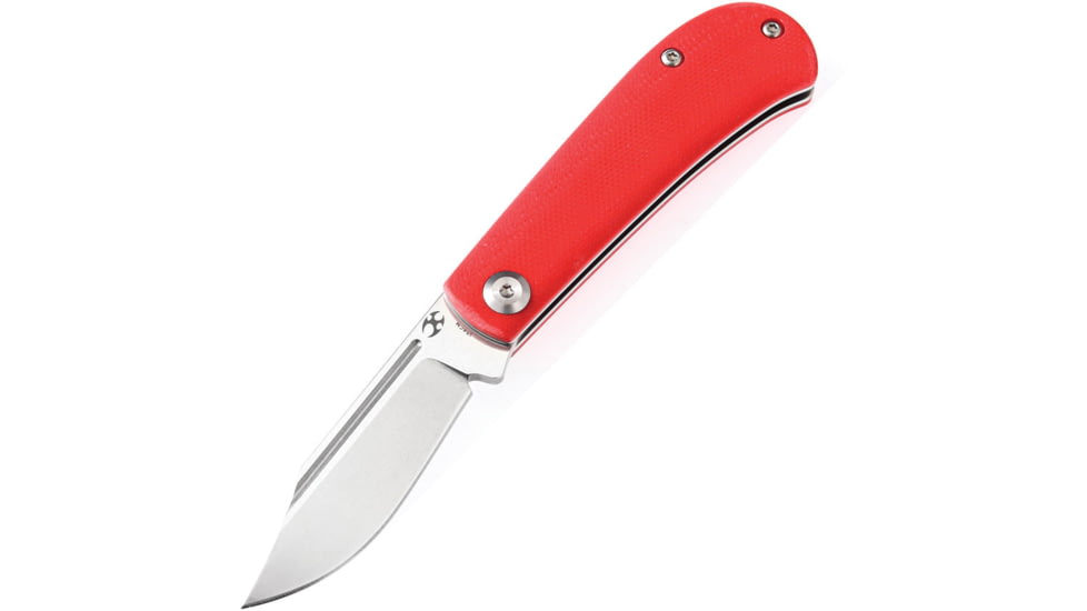 Kansept Knives Bevy Slip Joint Red G10 Knife, KT2026S2