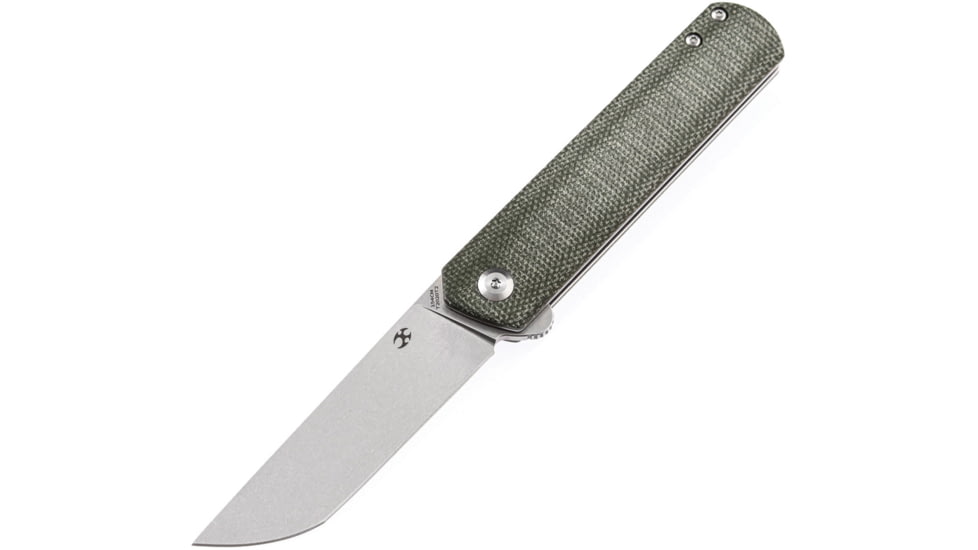 Kansept Knives Foosa Folder Green Micarta