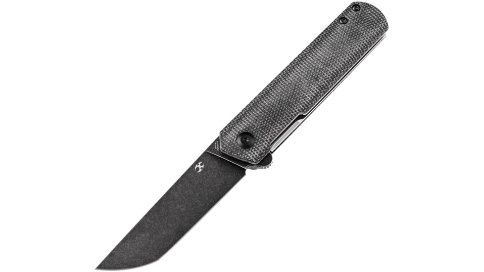 Kansept Knives Foosa Linerlock Black Micarta