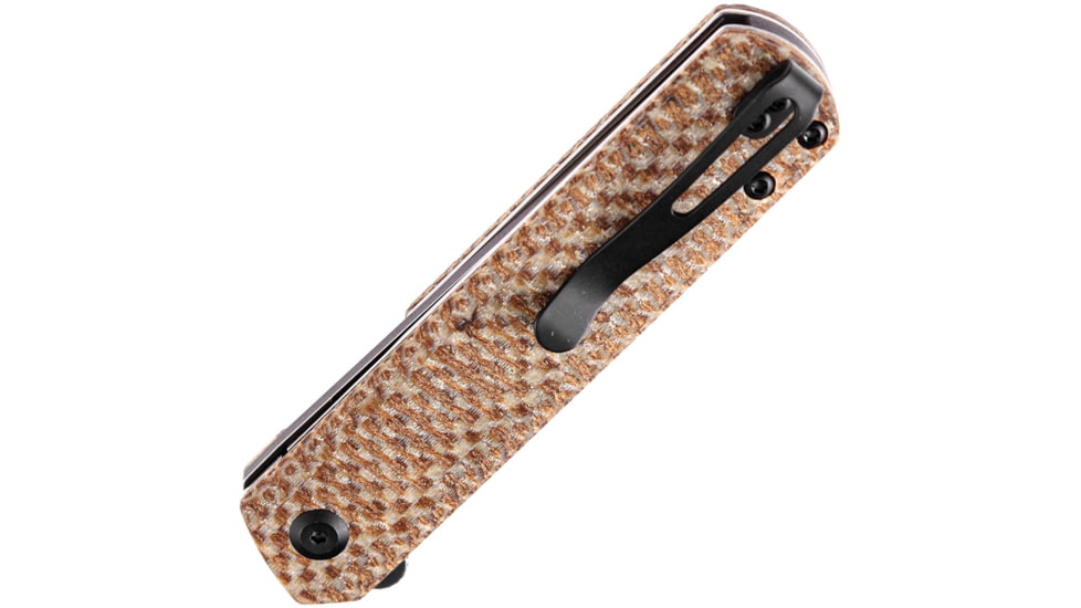 Kansept Knives Foosa Linerlock Brown Micarta