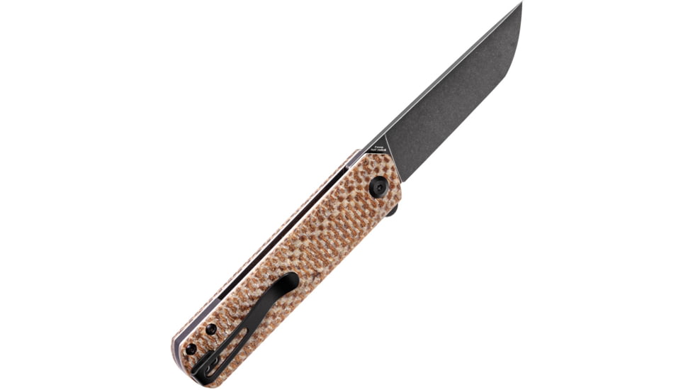 Kansept Knives Foosa Linerlock Brown Micarta