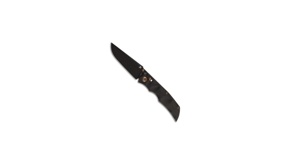Kansept Knives Kansept Knives SIF Crossbar Lock Knife Black SW Titanium 3.8" Black SW, Black, CPM S35VN, adult, BHQ-228677
