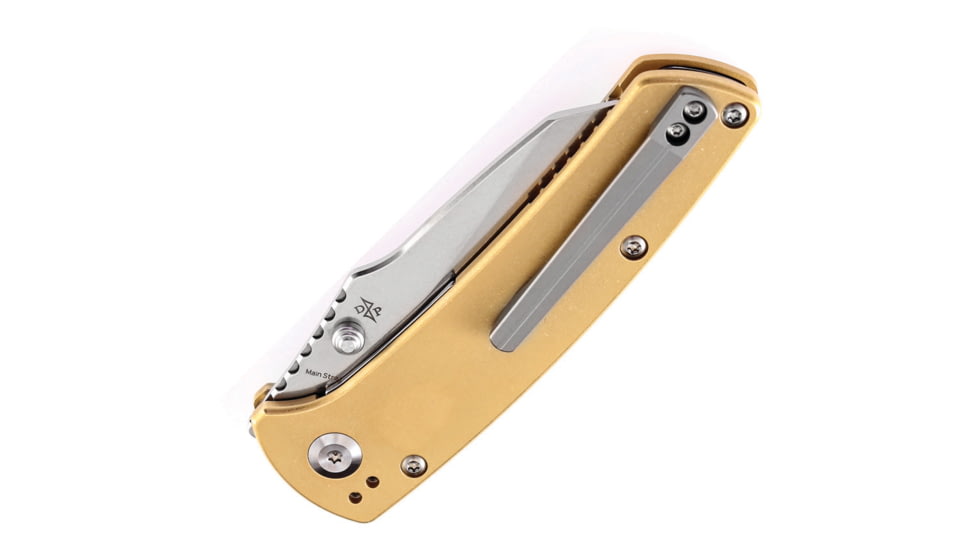 Kansept Knives Main Street Linerlock Brass