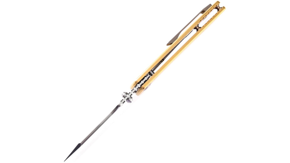 Kansept Knives Main Street Linerlock Brass