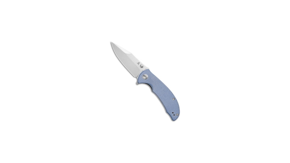 Kansept Knives Tenable Knives Rei Liner Lock Knife Blue Micarta 3.3" SW T1061A1, Blue, Sandvik 14C28N, adult, BHQ-208711