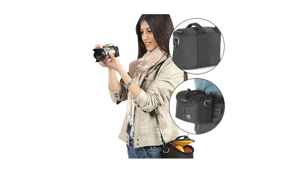 Kata DL LITE Shoulder Bag 431, Black - Compact Point&amp;Shoot Cameras